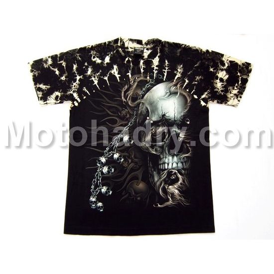 Triko svítící surviver - Lebka piercing