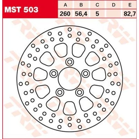 Brzdový kotouč MST503