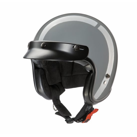 Moto helma RB-731 Milwaukee šedá s černou výstelkou