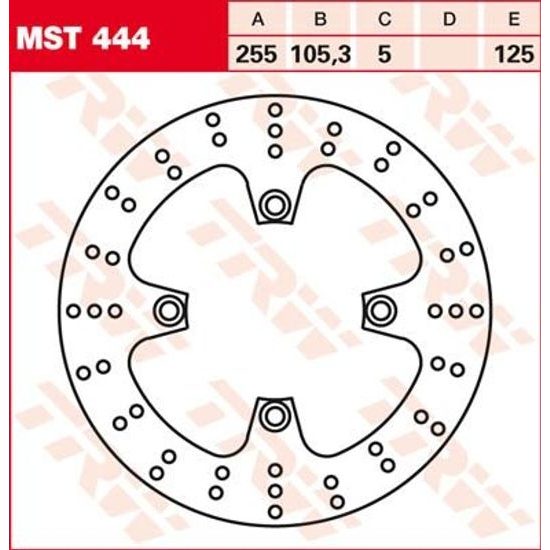 Brzdový kotouč MST444