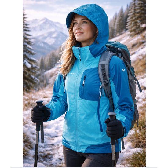 3v1 Dámská bunda + mikina CFMOTO (modrá)