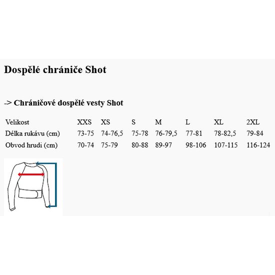 Shot Interceptor MX chráničová vesta černo & žlutá, velikost XXL