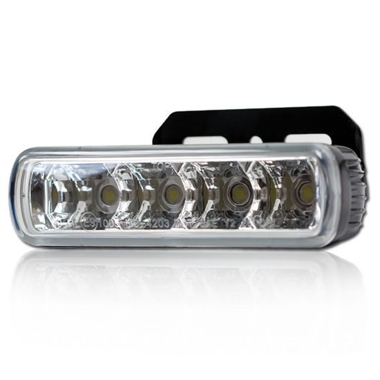 LED denní svícení na motorku se 4 LED diodami, homologované