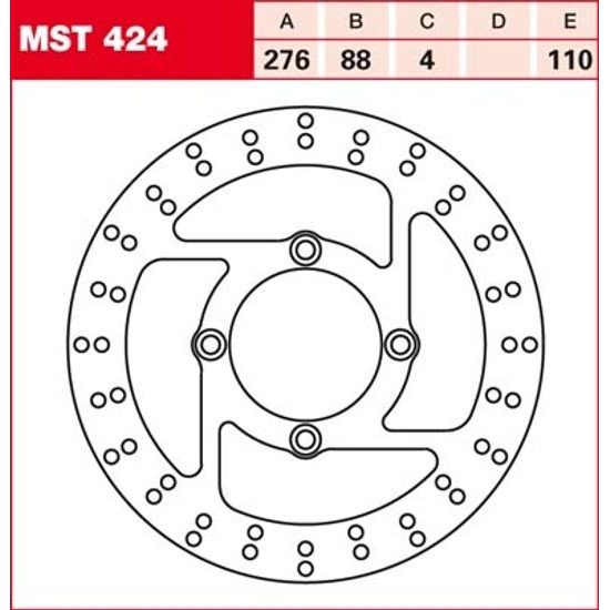 Brzdový kotouč MST424