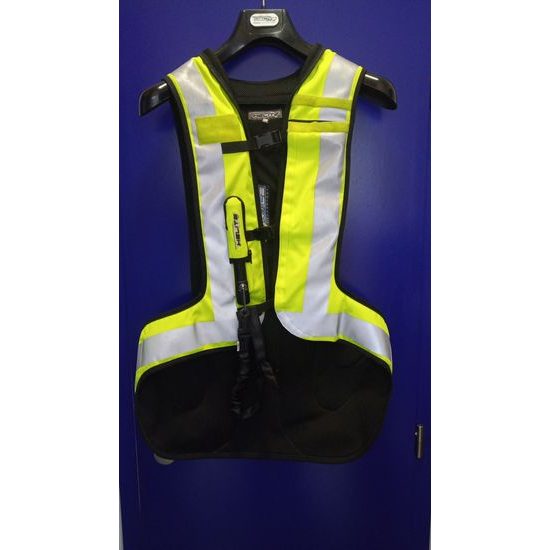 Airbagová vesta TURTLE 1 Hivis, použitá, velikost XL, 2 roky záruka