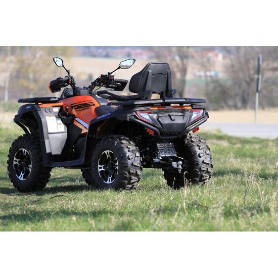 CFMOTO Gladiator X625-A T3b EPS - Oranžová , Cena včetně příplatku za oranžovou barvu , 1 kus , IHNED K ODBĚRU ! Pozor akce ! – Přední nárazník + zadní nárazník + plexi nebo oplechování podvozku + zadní kufr Overland