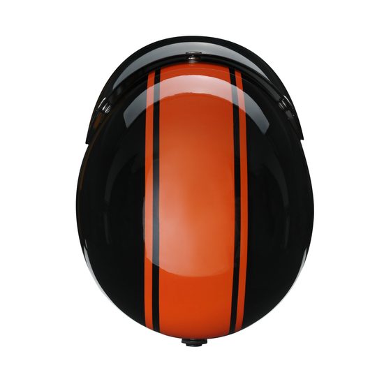 Moto helma RB-676 / černá oranžová