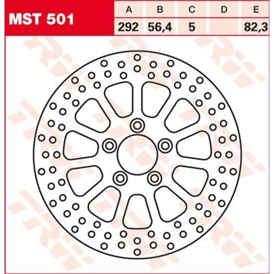 Brzdový kotouč MST501