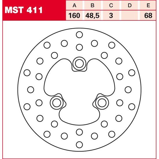 Brzdový kotouč MST411