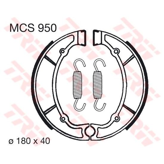 Brzdové pakny MCS950