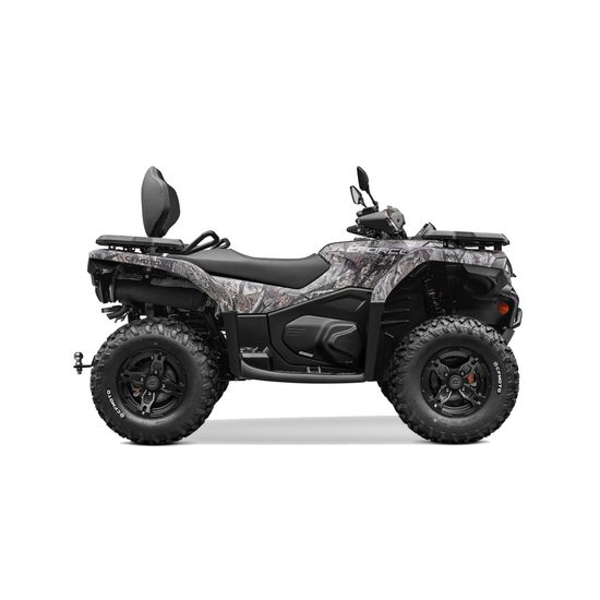 CFMOTO Gladiator X520-A NOVÝ, T3b G2 / Listová kamufláž 1 kus IHNED K ODBĚRU ! v ceně je již započítán příplatek za opěrku, madla spolujezdce a barvu Camo .