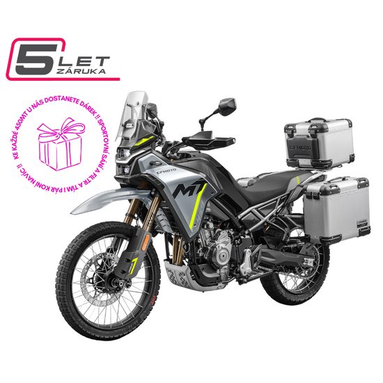 CFMOTO 450MT-RX - Tundra Grey / Šedá model 2025 + DÁREK ,2 KUSY IHNED K ODVOZU !