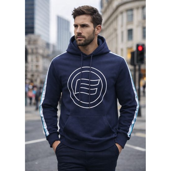 Mikina CFMOTO Pullover s kapucí (modrá)