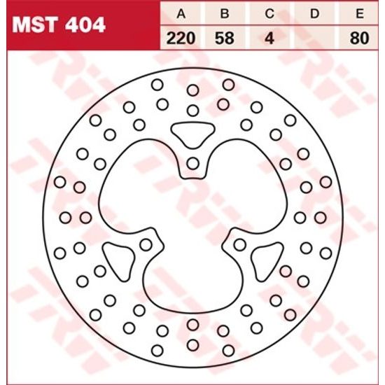 Brzdový kotouč MST404