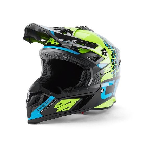 Off-road helma CFMOTO_modro-zelená_M