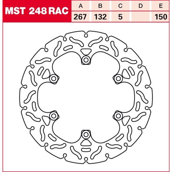 Brzdový kotouč MST248