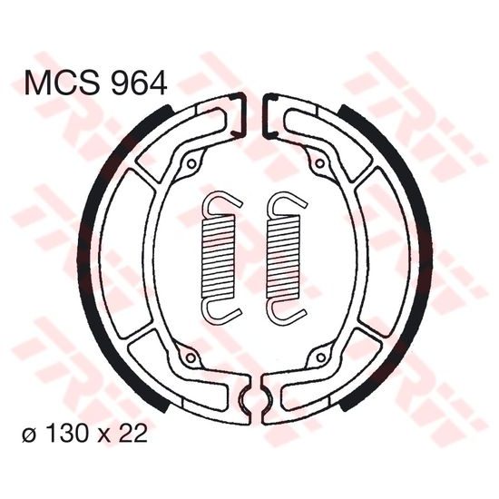 Brzdové pakny MCS964