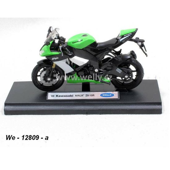 Model KAWASAKI Ninja ZX-10R 09 1:18 - zelená