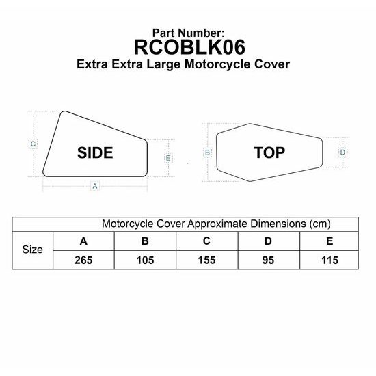 Bike It Nautica Outdoor nepromokavá motocyklová plachta