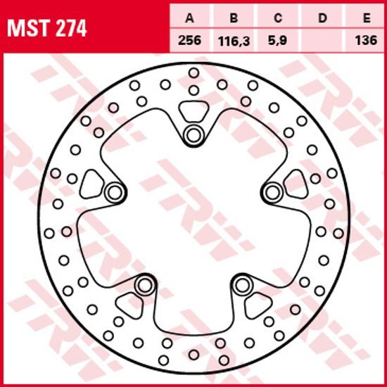 Brzdový kotouč MST274