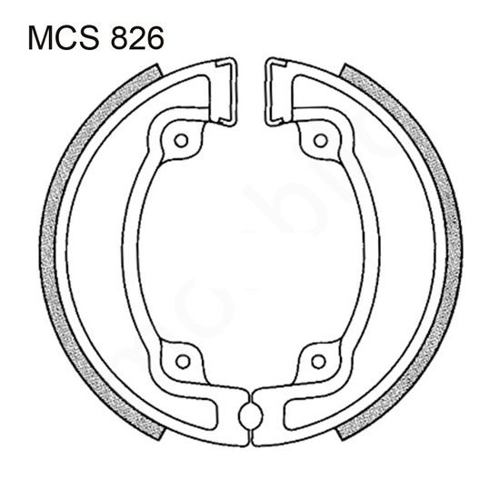 Brzdové pakny MCS826