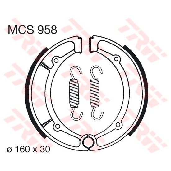 Brzdové pakny MCS958