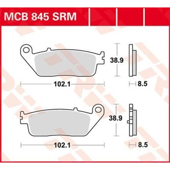 Brzdové destičky MCB845SRM