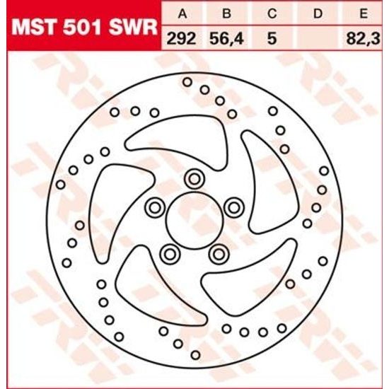 Brzdový kotouč MST501SWR