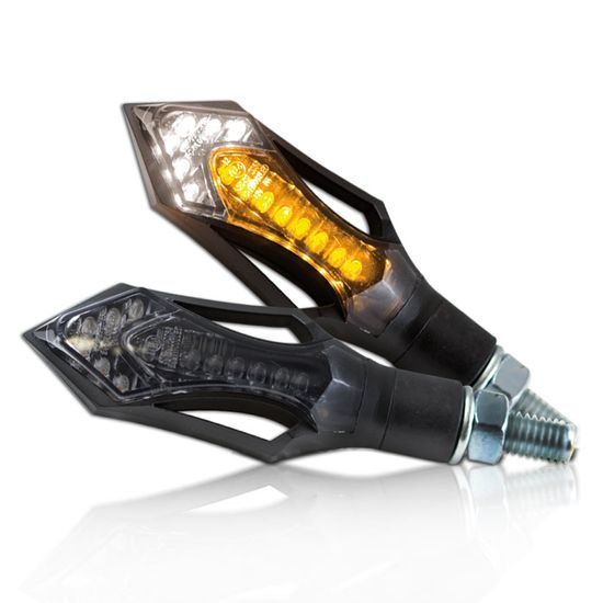 LED blinkry Rush, kombinace parkovacích světel, homologované