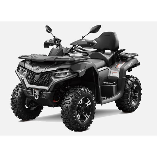 CFMOTO Gladiator X625-A T3b EPS - Stříbrná / 1KS IHNED SKLADEM Pozor akce ! – Přední nárazník + zadní nárazník + plexi nebo oplechování podvozku + zadní kufr Overland