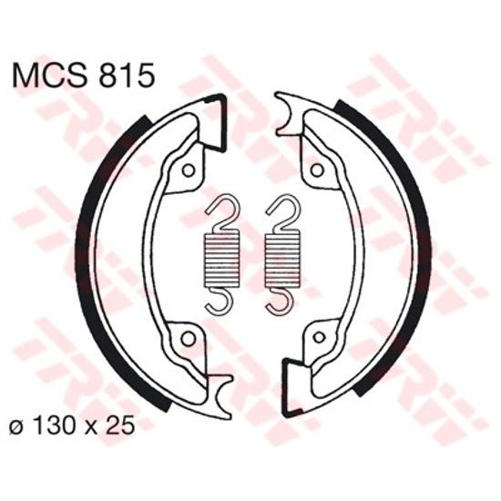 Brzdové pakny MCS815