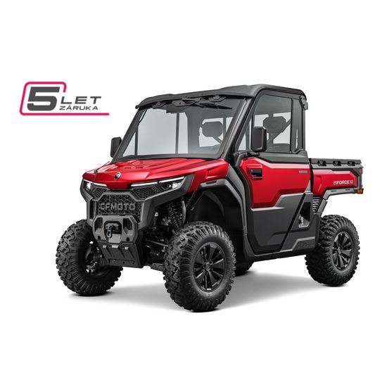 GLADIATOR U10PRO HIGHLAND T1b - červená