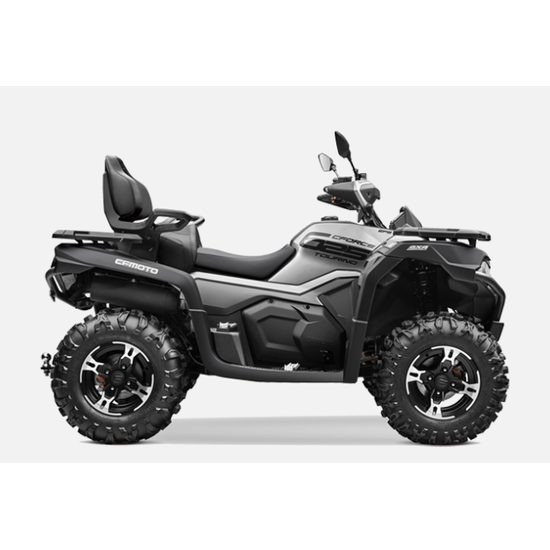 CFMOTO Gladiator X625-A EUR5 - EPS , Stříbrná - 1 KUS IHNED K ODBĚRU .- AKCE ! - Přední + zadní nárazník + plexi nebo oplechování podvozku + zadní kufr Overland !!!