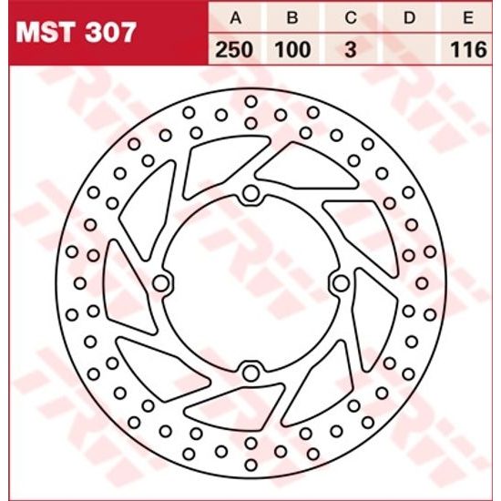 Brzdový kotouč MST307