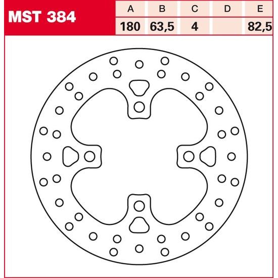 Brzdový kotouč MST384