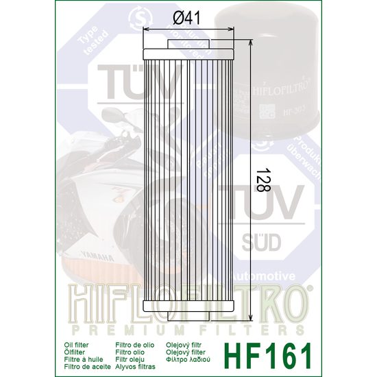 Olejový filtr HF161 BMW