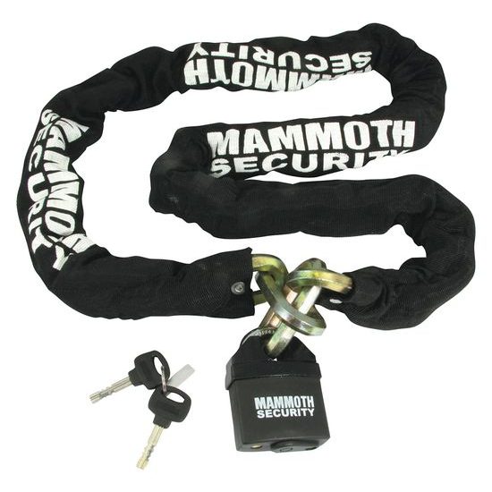 Mammoth security bezpečnostní šestihranný řetěz 12mm & zámek