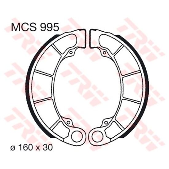 Brzdové pakny MCS995