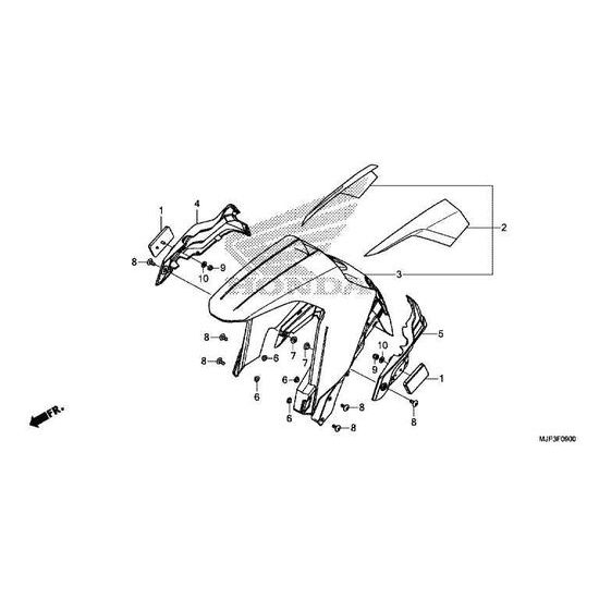 Šroub / Honda - CRF1000 Africa Twin- POSLEDNÍ 1 KS