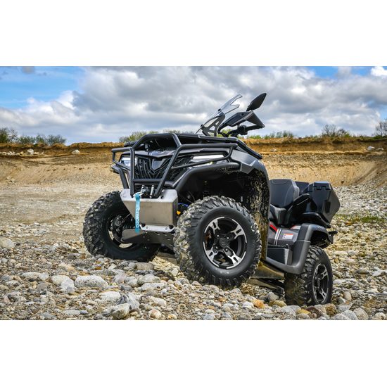 CFMOTO Gladiator X625-A T3b OVERLAND stříbrná - 1 KUS IHNED K ODBĚRU . Pozor akce ! – Přední nárazník + zadní nárazník + plexi nebo oplechování podvozku + zadní kufr Overland