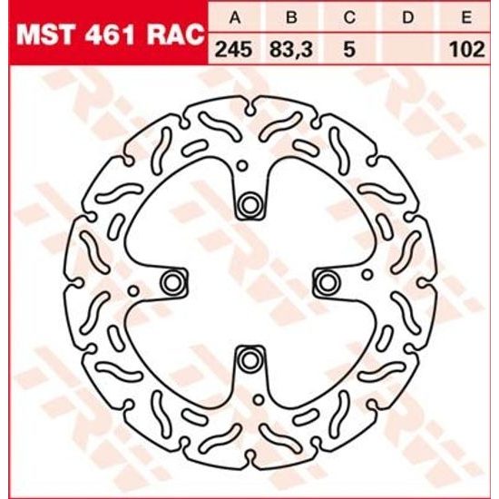 Brzdový kotouč MST461RAC