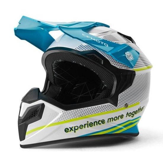 Dětská helma CFMOTO (bílá/modrá)