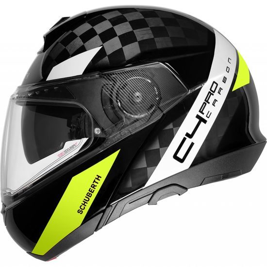 Vyklápěcí přilba / SCHUBERTH C4 PRO CARBON - Avio Yellow