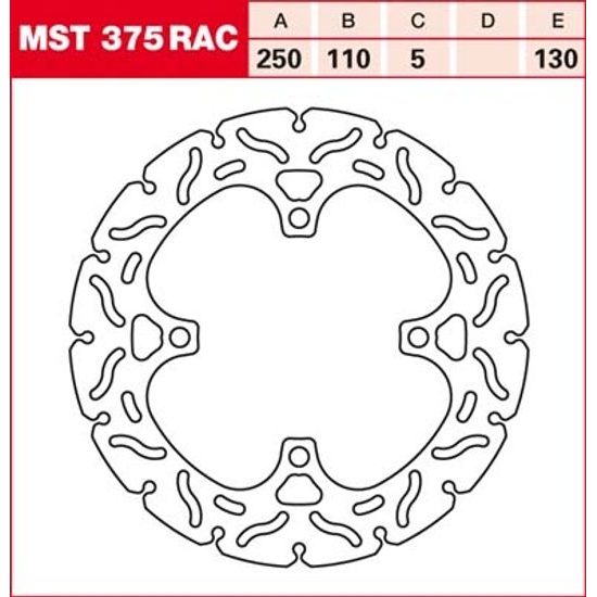 Brzdový kotouč MST375RAC