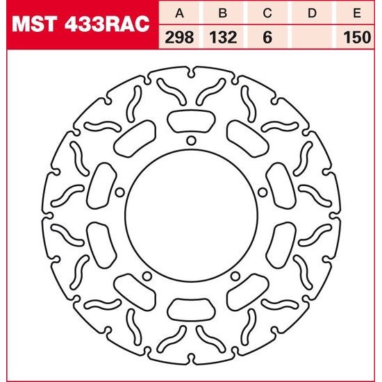 Brzdový kotouč MST433RAC