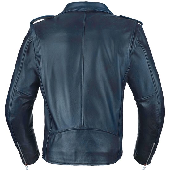 BÜSE Lancaster kožená bunda dámská, modrá, velikost 40