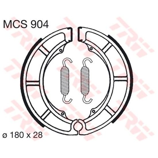 Brzdové pakny MCS904