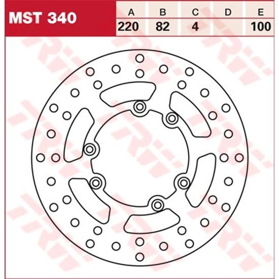 Brzdový kotouč MST340