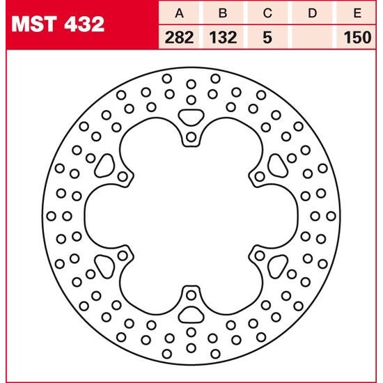 Brzdový kotouč MST432