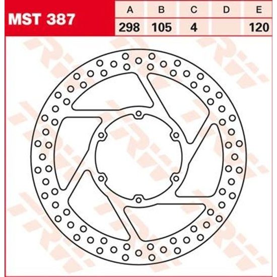 Brzdový kotouč MST387